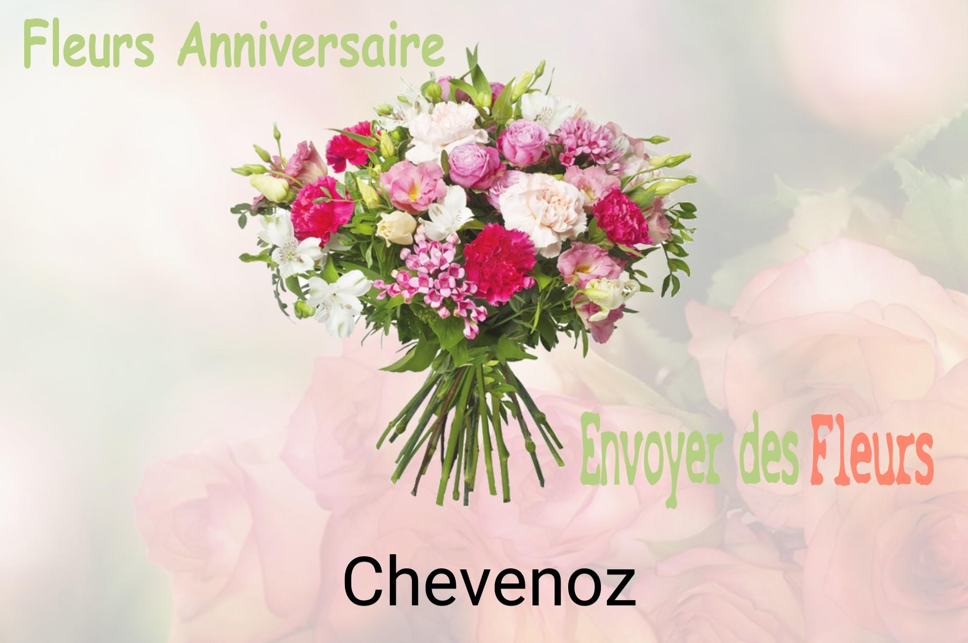 Bouquet de fleurs d’anniversaire livré à Chevenoz
